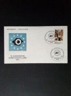 BERLIN MI-NR. 551 FDC MITLÄUFER 1977 EUROPÄISCHE KUNSTAUSSTELLUNG - Autres & Non Classés