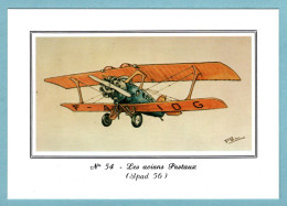 CP - N°54 - Les Avions Postaux - Spad 56 - Musée Postal - 1919-1938: Between Wars