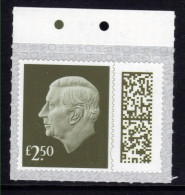 GB 2024 KC 3rd £2.50 Gooseberry Green Machin Umm SG V5026 ( C839 ) - Ungebraucht