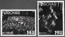 Faroe Faroer Faeroe Féroé Färöer 2014 Europa Cept Music Instruments Mi.no. 804-05 MNH Neuf ** Postfrisch - 2014