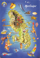 97 MARTINIQUE Carte Map Plan De L'île   (Scan R/V) N°  49   \PB1109 - Le Marin