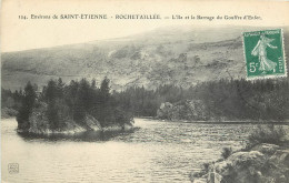 42 Loire  Environs De Saint étienne Rochetaillée L'île Et Le Barrage Du Gouffre D'enfer       N° 25 \MN6042 - Rochetaillee