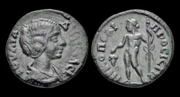 Moesia Inferior Nikopolis Ad Istrum Julia Domna AE Assarion Dionysos Standing - Provincie