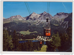 AROSA,  Graubünden, Seilbahn Arosa-Weisshorn Mit Obersee, Mederger Fluh .... - Arosa