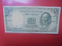 CHILI 50 PESOS ND (1947-58) Circuler (B.33) - Chili