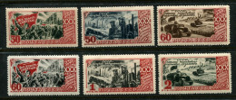 Russia 1947 Mi 1162-67 A MNH ** - Neufs