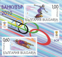 BULGARIA Block 321,unused - Hiver 2010: Vancouver