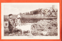 05925 / VOLENDAM Noord-Holland Meisje Jongen, Kindern Geit Fillette Garçonnet Chèvre 1910s  Nederland Pays-Bas - Volendam