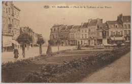 CPA CARTE POSTALE BELGIQUE BRUXELLES-ANDERLECHT PLACE DE LA VAILLANCE ET RUE WAYEZ 1932 - Anderlecht