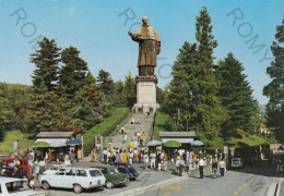 CARTOLINA  C12 ARONA,NOVARA,PIEMONTE-LAGO MAGGIORE-S.CARLO-STATUA IN RAME-ERETTA NEL 1624-35 M. ALTEZZA-VIAGGIATA 1992 - Novara