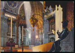 °°° 30843 - ROMA - INTERNO BASILICA DI S. PIETRO - 1971 With Stamps °°° - San Pietro