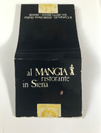 POCHETTE D'ALLUMETTES - RESTAURANT - AL MANGIA -RISTORANTE IN SIENA - Boites D'allumettes