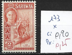 SARAWAK 173 * Côte 0.90 € - Sarawak (...-1963)