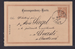 Österreich K1 Iglau Jihlava Böhmen Tschechien 2 Kr. Ganzsache Böhmen N. Chrast - Covers & Documents