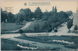 CPA CARTE POSTALE BELGIQUE BRUXELLES-ANDERLECHT LE ROND-POINT ET L' ENTREE DU PARC 1932 - Anderlecht