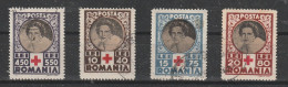 1945 - Croix Rouge/Reine Elena Mi No 827/830 - Used Stamps