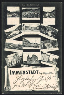 AK Immenstadt I. Allgäu, Marktplatz, Hotel Bayerischer Hof  - Immenstadt