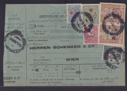 Türkei Brief Paketkarte Nach Schenker In Wien Österreich Mit Attrativ Frankiert - Lettres & Documents