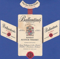 Whisky Label - BALLANTINES Fine Scotch Whisky -|- Distillers Dumbarton, Scotland - Whisky