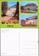 Thum Maxim-Gorki-Oberschule, Rathaus, Rathausplatz 1981 - Thum