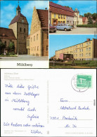 Mühlberg Elbe  Rathaus, Ernst-Thälmann-Straße  Polytechnische Oberschule   1982 - Muehlberg