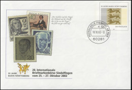 USo 43 Sindelfingen 2002 Und Baden-Württemberg, VS-O Frankfurt 10.10.2002 - Covers - Mint