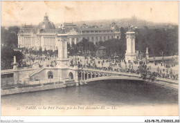 AJSP8-75-0716 - PARIS - Le Petit Palais - Pris Du Pont Alexandre III - Bridges