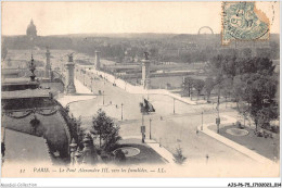 AJSP6-75-0514 - PARIS - Le Pont Alexandre III - Vers Les Invalides - Brücken