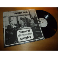 RAYMOND SOUPLEX Hommage - Bourrel Démasque Souplex + Lettre De PIERRETTE SOUPLEX - SOUND WAYS Lp 1972 - Comiche