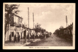 ALGERIE - SAHARA - DJELFA - LA POSTE ET RUE NATIONALE - Djelfa