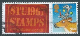 GROSSBRITANNIEN GRANDE BRETAGNE GB 2012 CHRISTMAS:REINDEER+LABEL S/A 2ND USED SG 3417 MI 3382 YT 3768 SC 3122 - Used Stamps