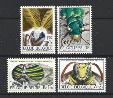 Belgie 1971 Insects  Y.T. 1610/1613 ** - Unused Stamps