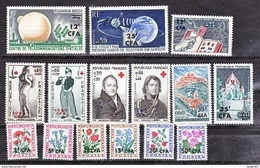 Réunion 1963 1964 Année Complète Et Taxe Neuf ** TB MnH Sin Charmela Cote 25.5 - Unused Stamps