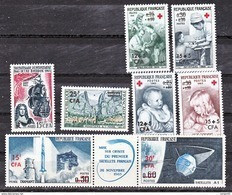 Réunion 1965 1966 Année Complète Et PA Neuf ** TB MnH Sin Charmela Cote 14.5 - Unused Stamps