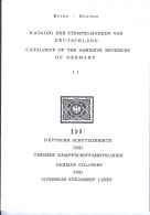 Katalog Der Stempelmarken Von Deutschland - Deutsche Schutzgebiete Und Übersee Dampfschiffahrtslinien - Colonias Y Oficinas Al Extrangero