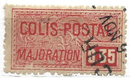 FRANCE COLIS POSTAL N° 20 35C ROUGE MAJORATION OBL - Afgestempeld