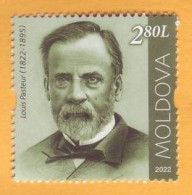 2022  Moldova Personalities Who Changed The World History Louis Pasteur (1822-1895), French Inventor 1 V Mint - Louis Pasteur