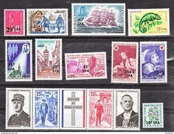 Réunion 1971 Année Complète Poste Et Taxe Neuf ** TB MnH Sin Charmela Cote 27.5 - Unused Stamps