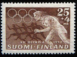 (dcos-209)  Finland  -  Finlande    Mi 340    MNH   1952 - Ete 1952: Helsinki