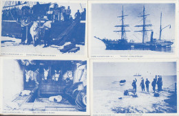 Ross Dependency Antarctic Scenes (Ponting) 8 Postcards All Used Scott Base 26 FE 1986 (59747) - Briefe U. Dokumente