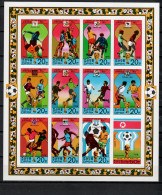 North Korea 1978 Football Soccer World Cup Sheetlet Imperf. MNH -scarce- - 1978 – Argentine