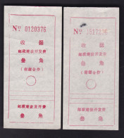 CHINA CHINE CINA HUBEI ZAOYANG 441200  ADDED CHARGE LABEL  0.30 YUAN X 2 VARIETY 发开费 / 开发费 - Other & Unclassified