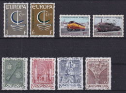 Timbres    Luxembourg Neufs ** Sans Charnières  1965-1966 - Unused Stamps