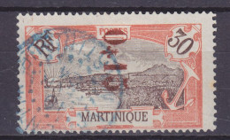 Martinique 1924 Mi. 120, 0.15 Auf 30c. Fort-de-France Overprinted Aufdruck Surchargé & Purple Cancel !! - Oblitérés