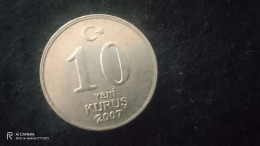 TÜRKİYE 2007-      10   YENİ    KURUŞ      XF- - Turquie