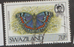 Swaziland  1987  SG 525  70c Butterfly Fine Used - Swaziland (...-1967)