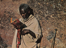 ETHIOPIE  Priest At Lalibela  ETHIOPIA (scan Recto-verso) OO 0994 - Ethiopië