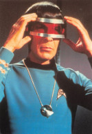 STAR  TREK Leonard Nimoy   SPOCK  Lunettes  105 244 Carte Vierge   (scan Recto-verso) OO 0992 - TV Series