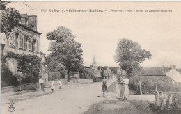 BRINON SUR SAULDRE L'ANCIENNE POSTE ROUTE DE LAMOTTE-BEUVRON TBE - Brinon-sur-Sauldre