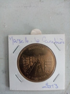 Médaille Touristique Monnaie De Paris 13 Marseille Canebière 2013 - 2013